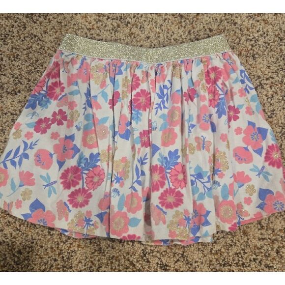 Floral and Polka Dot Skirt Set Built In Shorts Size 6 Pre-loved - Picture 4 of 11